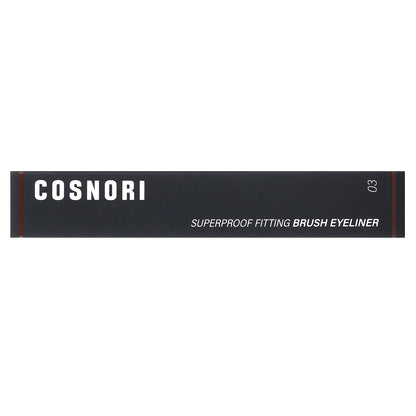 Cosnori, Superproof Fitting Brush Eyeliner, 03 Brown, 0.02 fl oz (0.6 g)