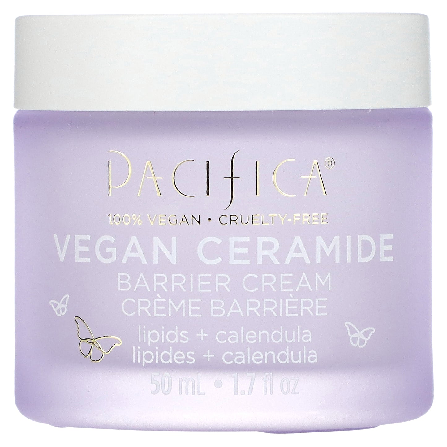 Pacifica, Vegan Ceramide Barrier Cream, 1.7 fl oz (50 ml)