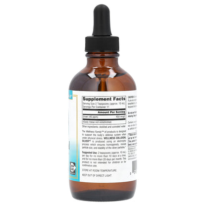 Source Naturals, Wellness Colloidal Silver, 4 fl oz (118.28 ml)