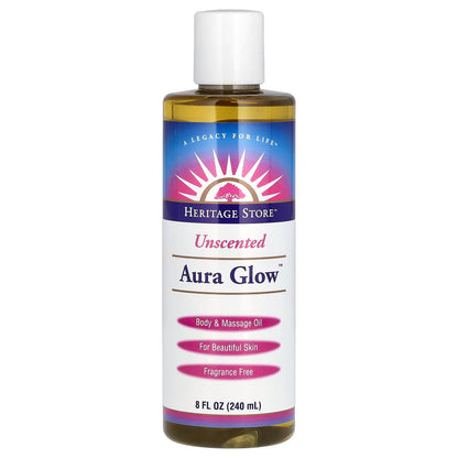 Heritage Store, Aura Glow, Unscented, 8 fl oz (240 ml)