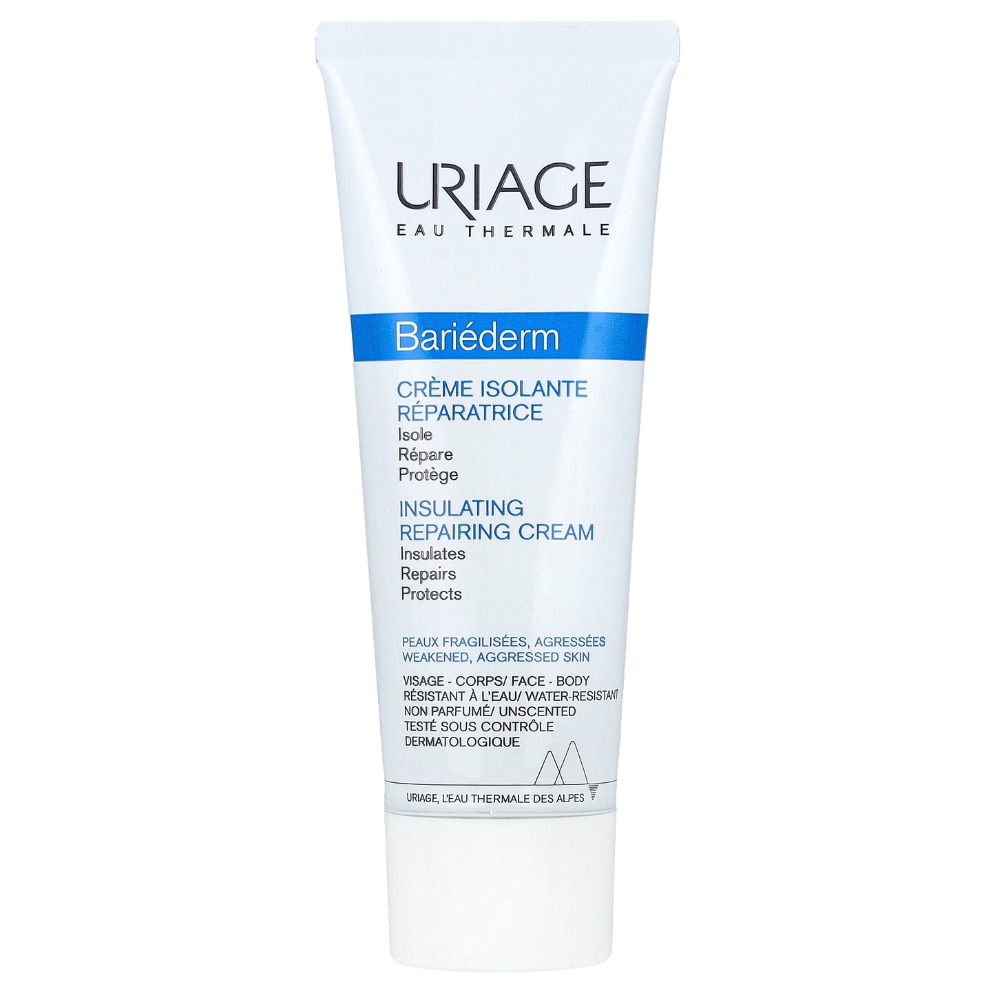 Uriage, Bariederm, Insulating Repairing Cream, Fragrance-Free, 2.5 fl oz (75 ml)