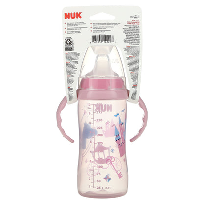 NUK, Large Learner Cup, 8+ Months, Princess/Pink, 10 oz (300 ml)