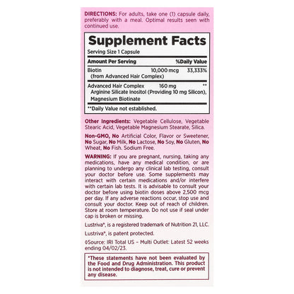 Nature's Bounty, Optimal Solutions®, Hair Growth, 30 Capsules