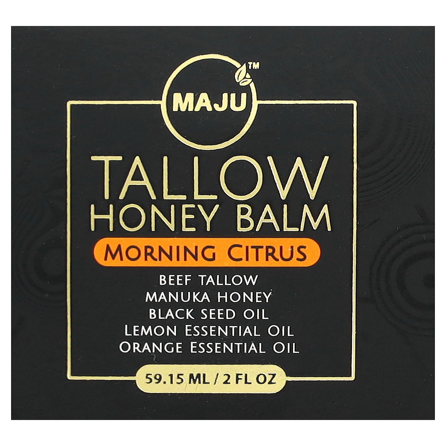 Maju Superfoods, Tallow Honey Balm, Morning Citrus,  2 fl oz (59.15 ml)