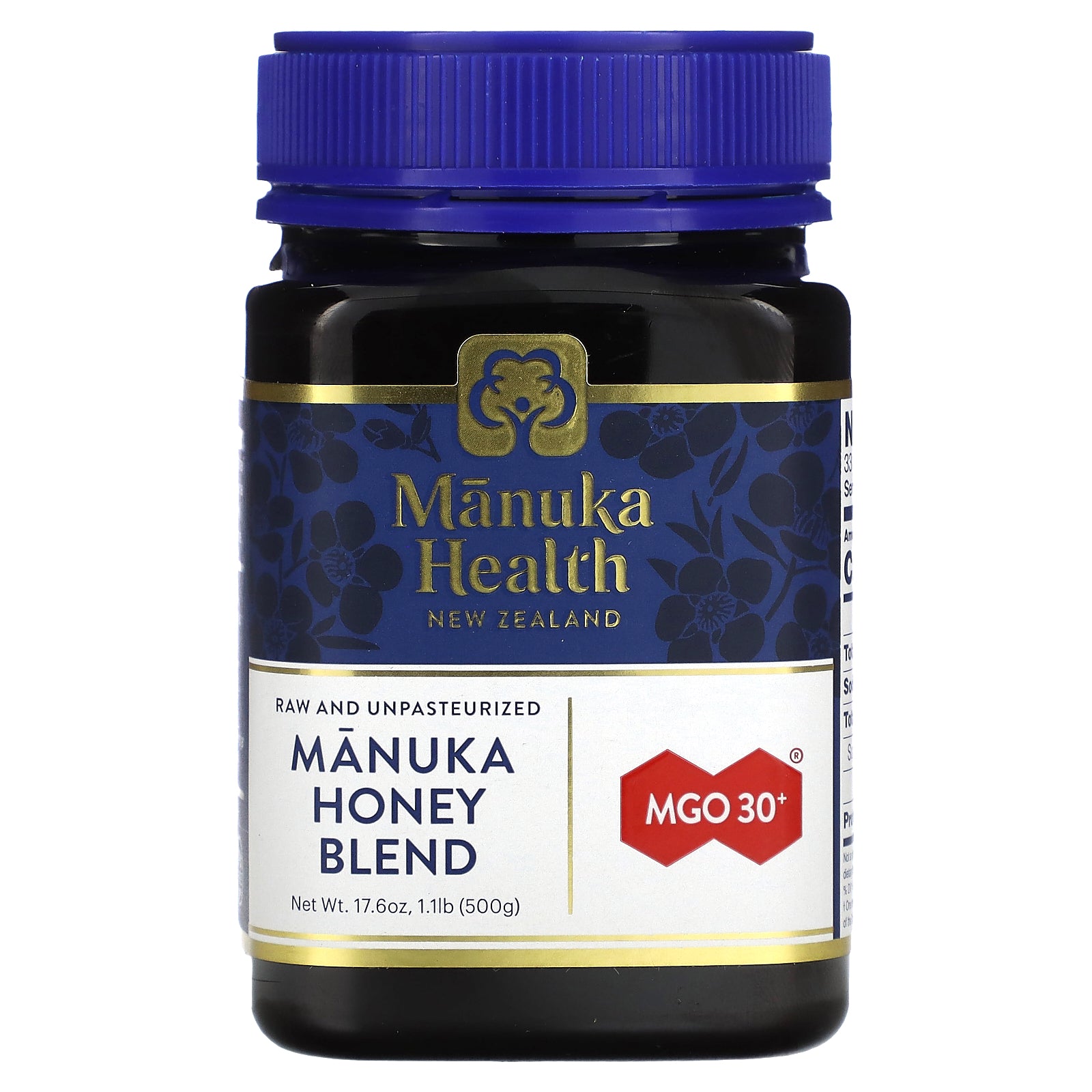 Manuka Health, Manuka Honey Blend, MGO 30+, 1.1 lb (500 g)