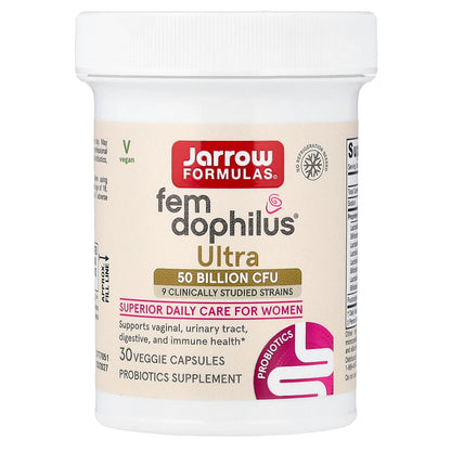 Jarrow Formulas, Fem-Dophilus® Ultra, 30 Veggie Capsules