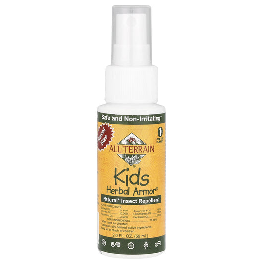 All Terrain, Kids Herbal Armor®, Natural Insect Repellent, 2.0 fl oz (59 ml)