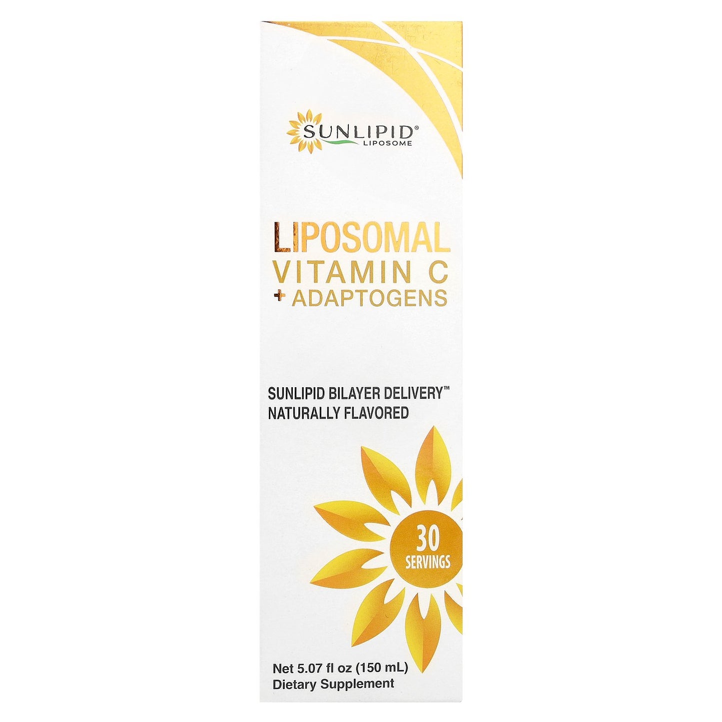 SunLipid, Liposomal Vitamin C + Adaptogens, 5.07 fl oz (150 ml)