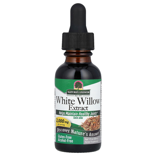 Nature's Answer, White Willow Extract, Alcohol-Free, 2,000 mg, 1 fl oz (30 ml)