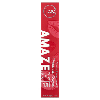 J.Cat Beauty, Amaze Me, Tinted Lip Crayon, AMC104 Take A Chance, 0.14 oz (4 g)
