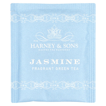 Harney & Sons, Fragrant Green Tea, Jasmine, 50 Teabags, 3.17 oz (90 g)