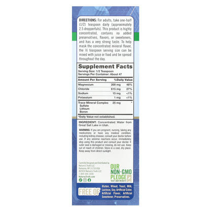 Nature's Truth, Ionic Magnesium Liquid, Unflavored, 4 fl oz (118 ml)
