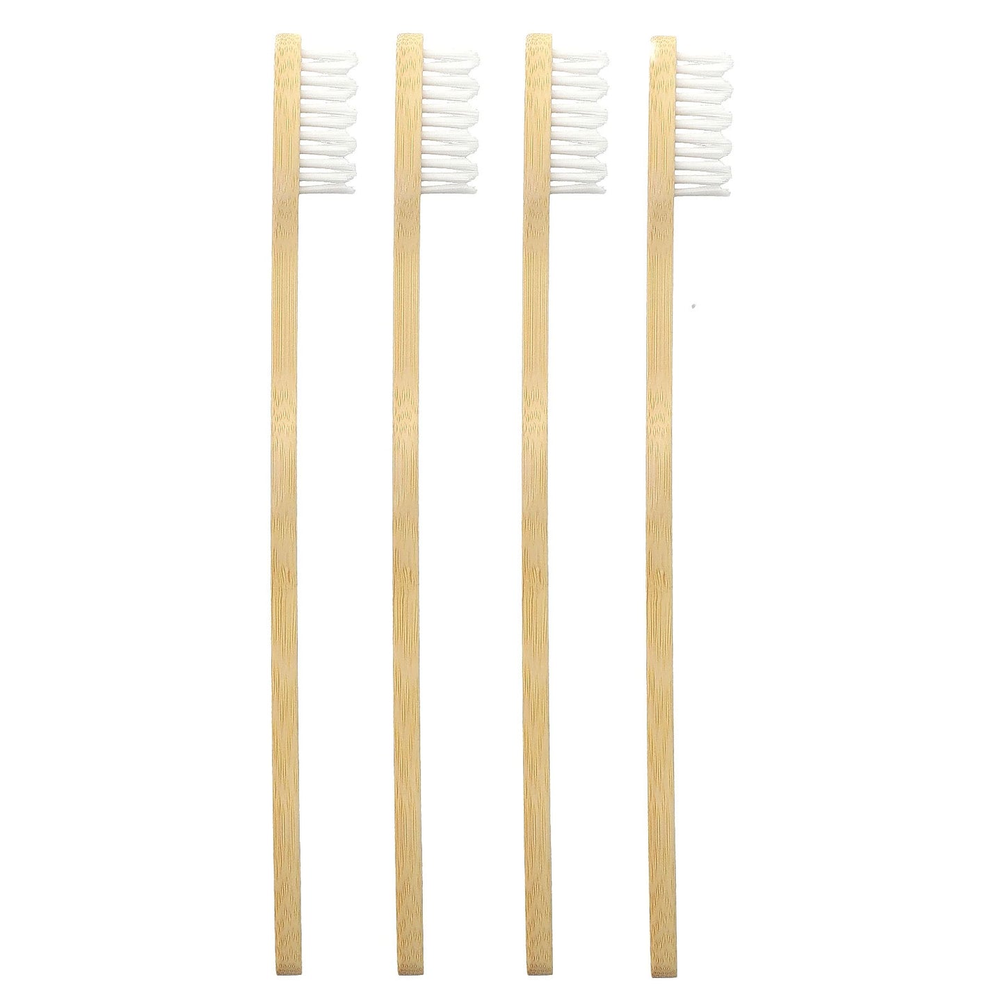 Plus Ultra, Bamboo Toothbrushes, Adult, Soft, 4 Pack