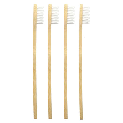 Plus Ultra, Bamboo Toothbrushes, Adult, Soft, 4 Pack