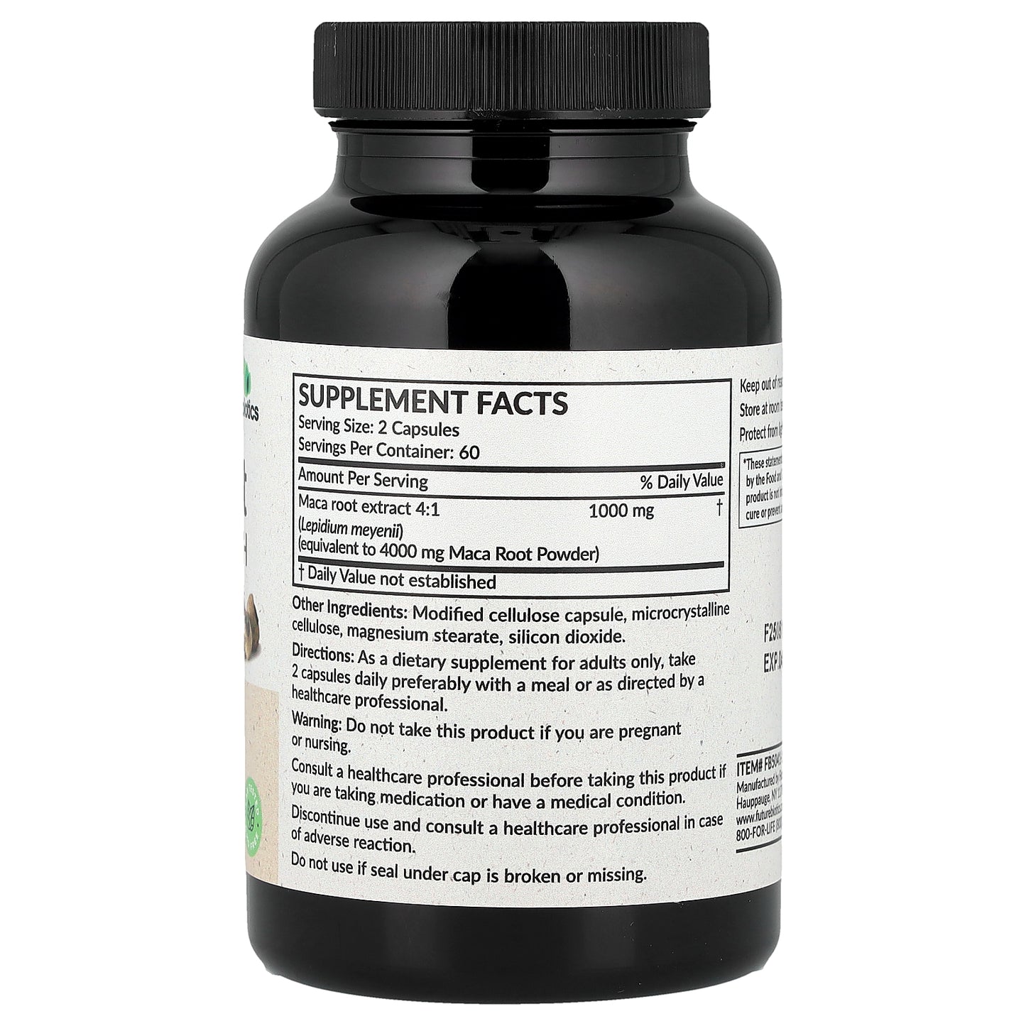 Futurebiotics, Maca Root, 120 Vegetarian Capsules (500 mg per Capsule)