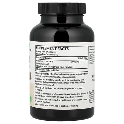Futurebiotics, Maca Root, 120 Vegetarian Capsules (500 mg per Capsule)