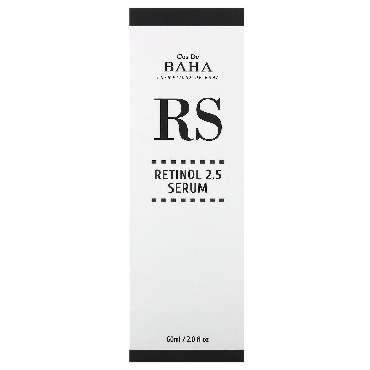 Cos De BAHA, RS, Retinol 2.5 Serum, 2 fl oz (60 ml)