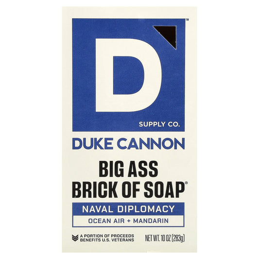 Duke Cannon Supply Co., Big Brick Of Bar Soap®, Naval Diplomacy, 10 oz (283 g)