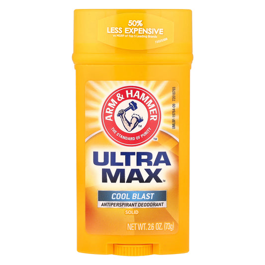 Arm & Hammer, UltraMax™, Solid Antiperspirant Deodorant, Cool Blast, 2.6 oz (73 g)