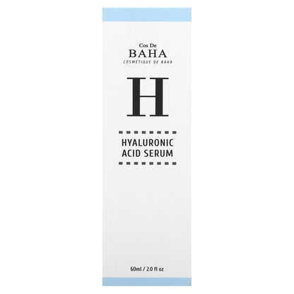 Cos De BAHA, H, Hyaluronic Acid Serum, 2 fl oz (60 ml)