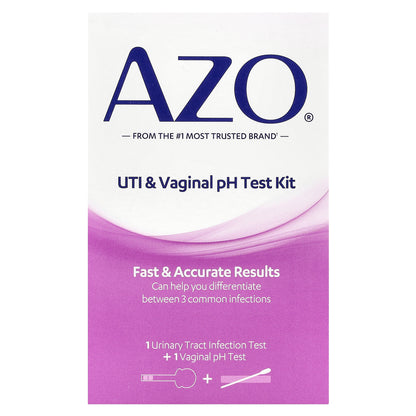 AZO, UTI & Vaginal pH Test Kit , 2 Piece Kit