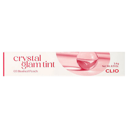 Clio, Crystal Glam Tint, 03 Blushed Peach , 0.11 oz (3.4 g)