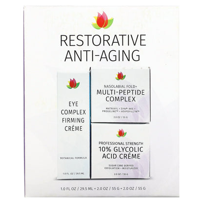 Reviva Labs, Restorative Anti-Aging Bundle, 3 Piece Bundle