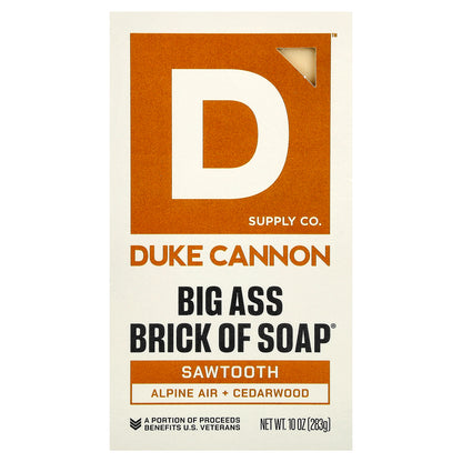 Duke Cannon Supply Co., Big Brick Of Bar Soap®, Sawtooth, 10 oz (283 g)