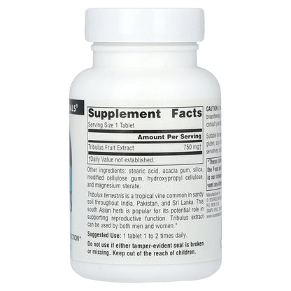 Source Naturals, Tribulus Extract, 750 mg, 60 Tablets