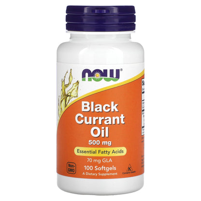 NOW Foods, Black Currant Oil, 500 mg, 100 Softgels