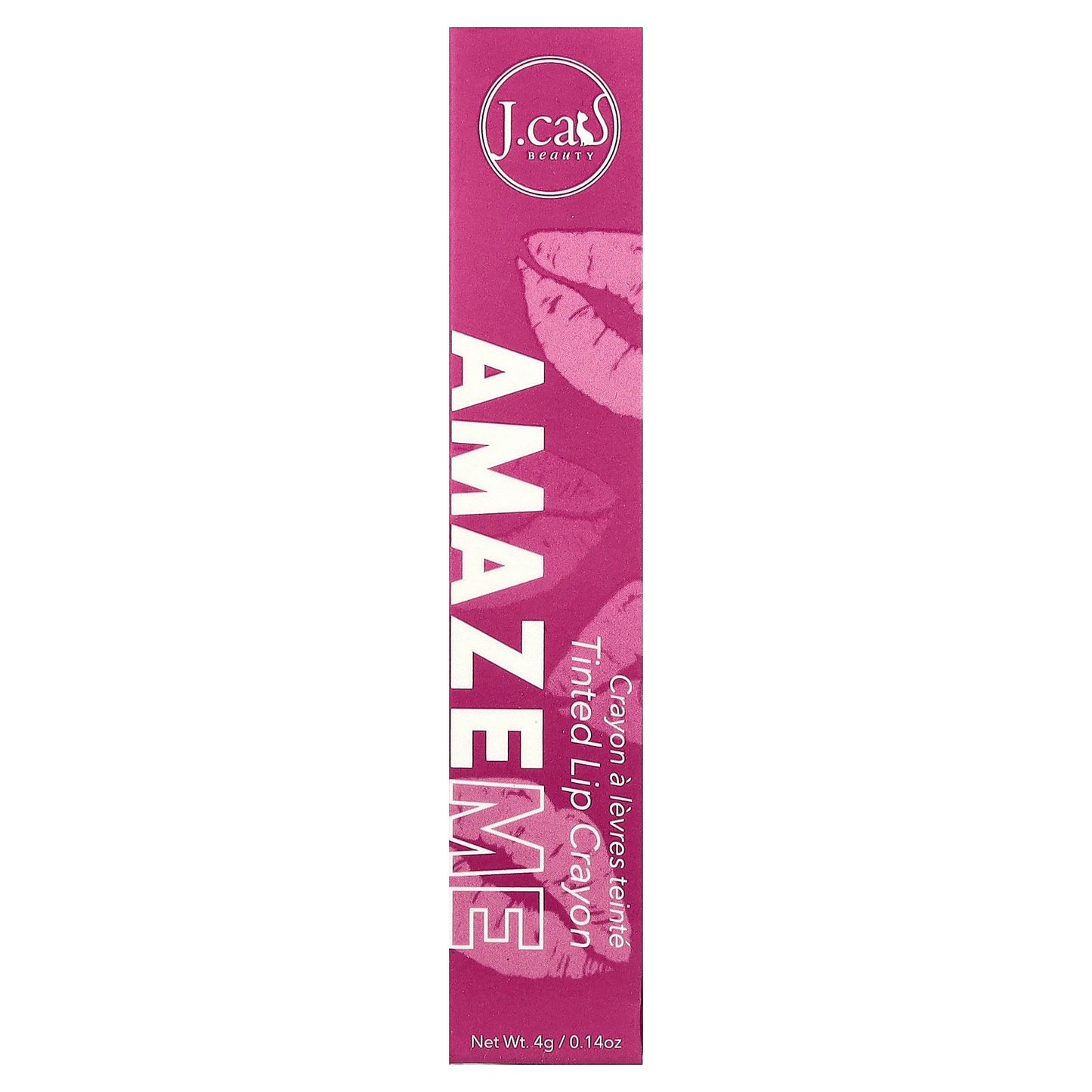 J.Cat Beauty, Amaze Me, Tinted Lip Crayon, AMC105 Thank You 637, 0.14 oz (4 g)