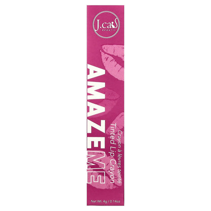 J.Cat Beauty, Amaze Me, Tinted Lip Crayon, AMC105 Thank You 637, 0.14 oz (4 g)