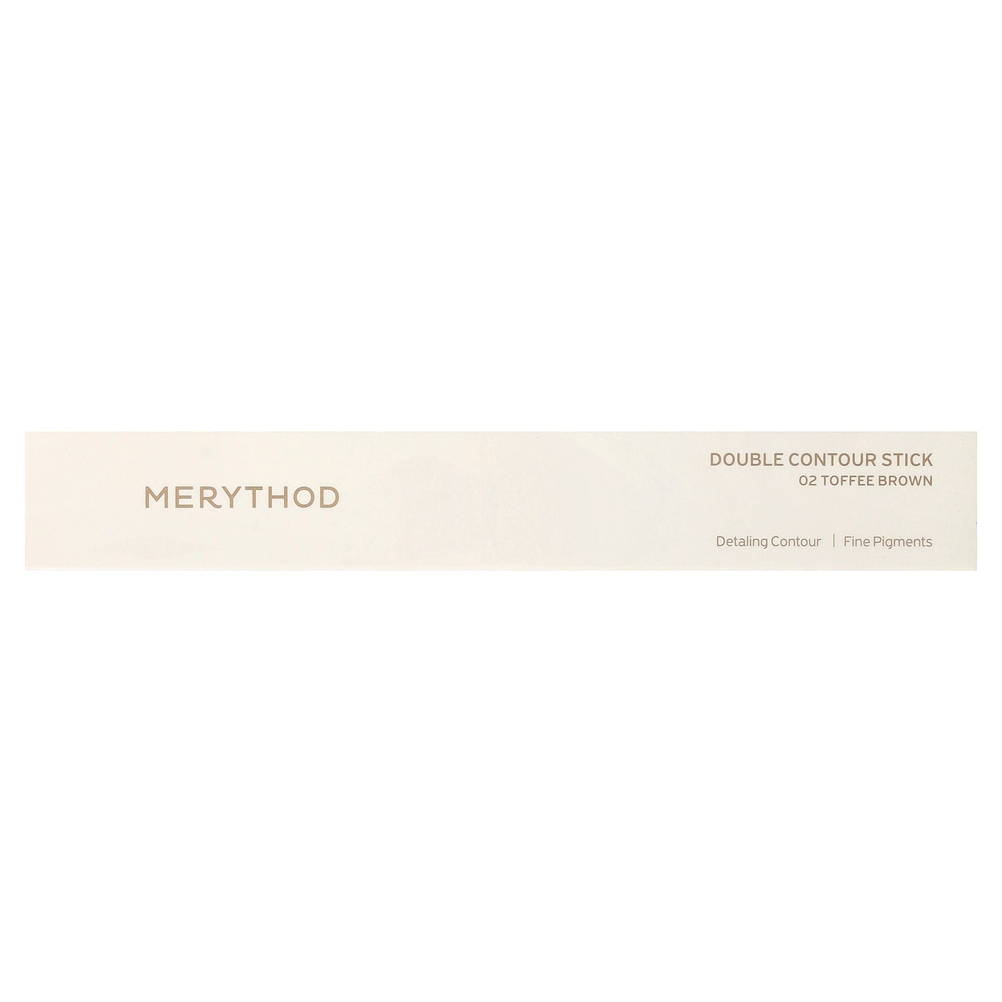 Merythod, Double Contour Stick, 02 Toffee Brown, 11 oz