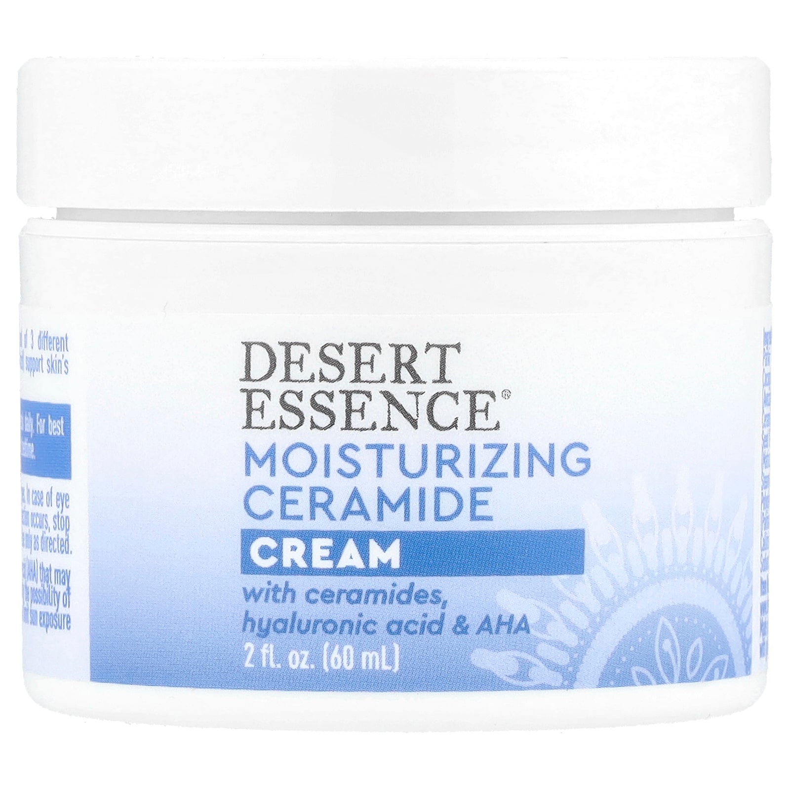 Desert Essence, Moisturizing Ceramide Cream , 2 fl oz (60 ml)