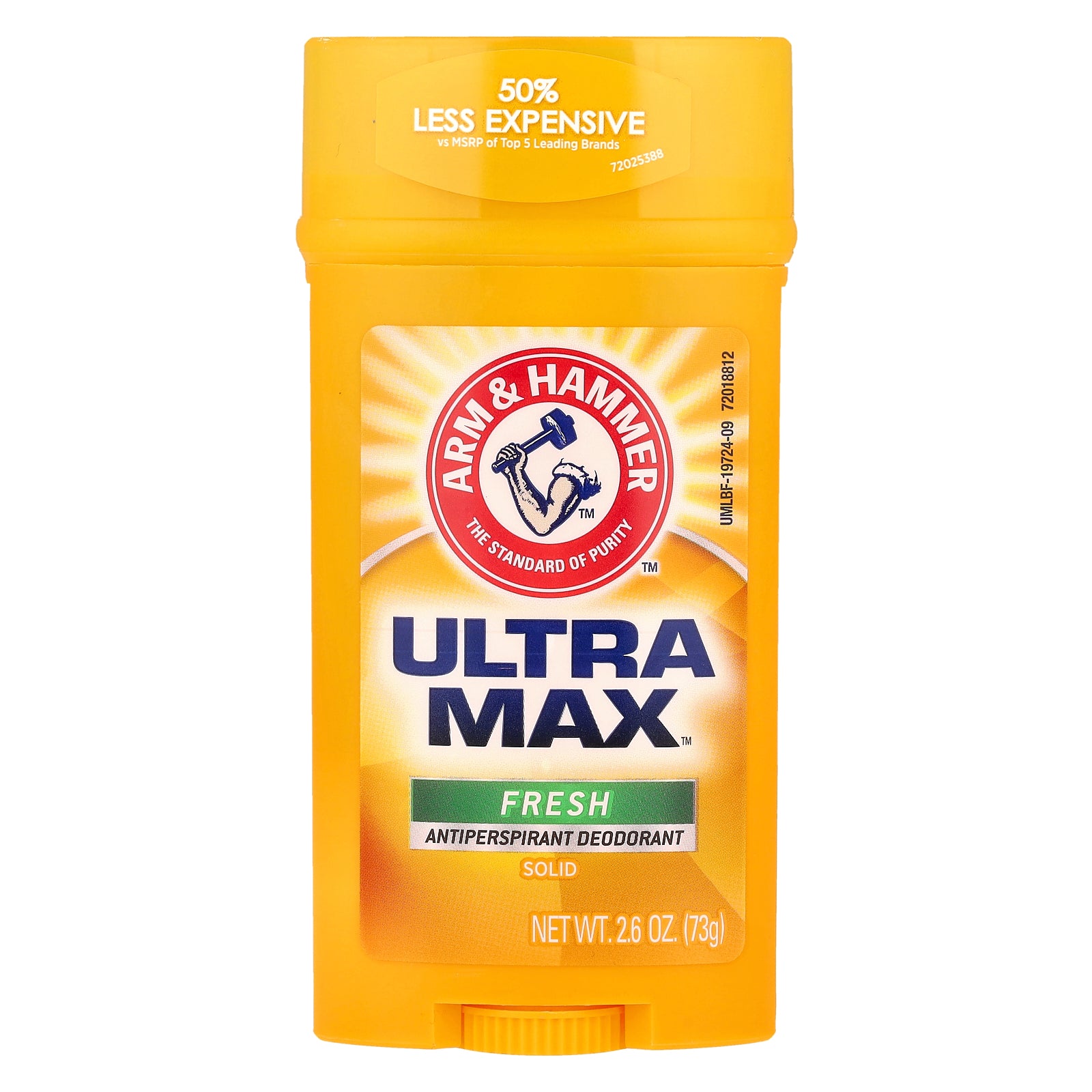 Arm & Hammer, UltraMax™, Solid Antiperspirant Deodorant, Fresh, 2.6 oz (73 g)