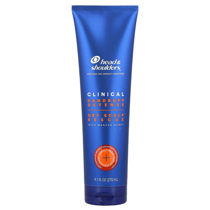 Head & Shoulders, Clinical, Dandruff Defense Conditioner, Dry Scalp Rescue, 9.1 fl oz (270 ml)