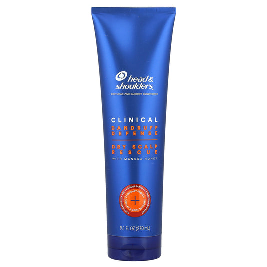 Head & Shoulders, Clinical, Dandruff Defense Conditioner, Dry Scalp Rescue, 9.1 fl oz (270 ml)