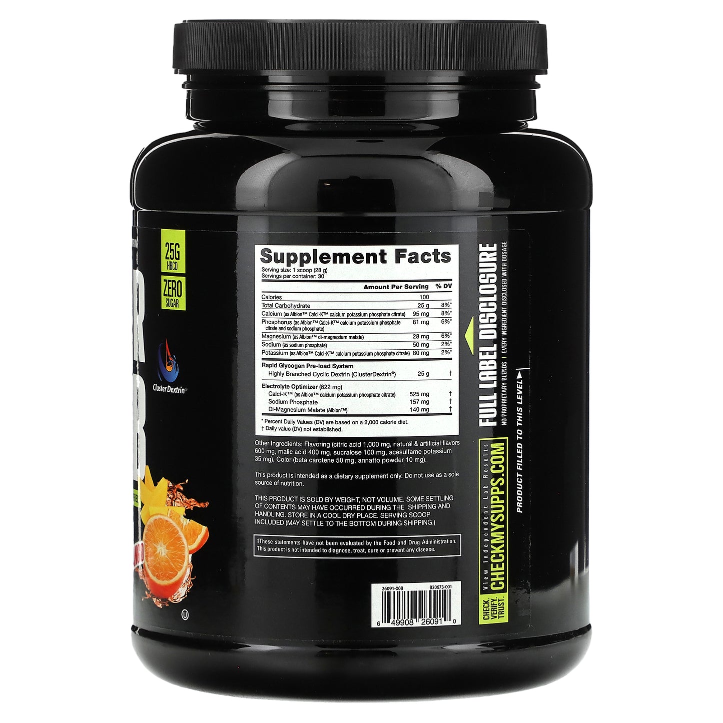 NutraBio, Super Carb, Orange Mango, 1.9 lb (841 g)