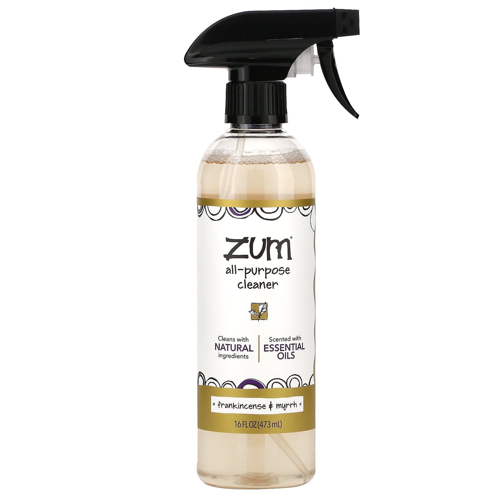 ZUM, All-Purpose Cleaner, Frankincense & Myrrh, 16 fl oz (473 ml)