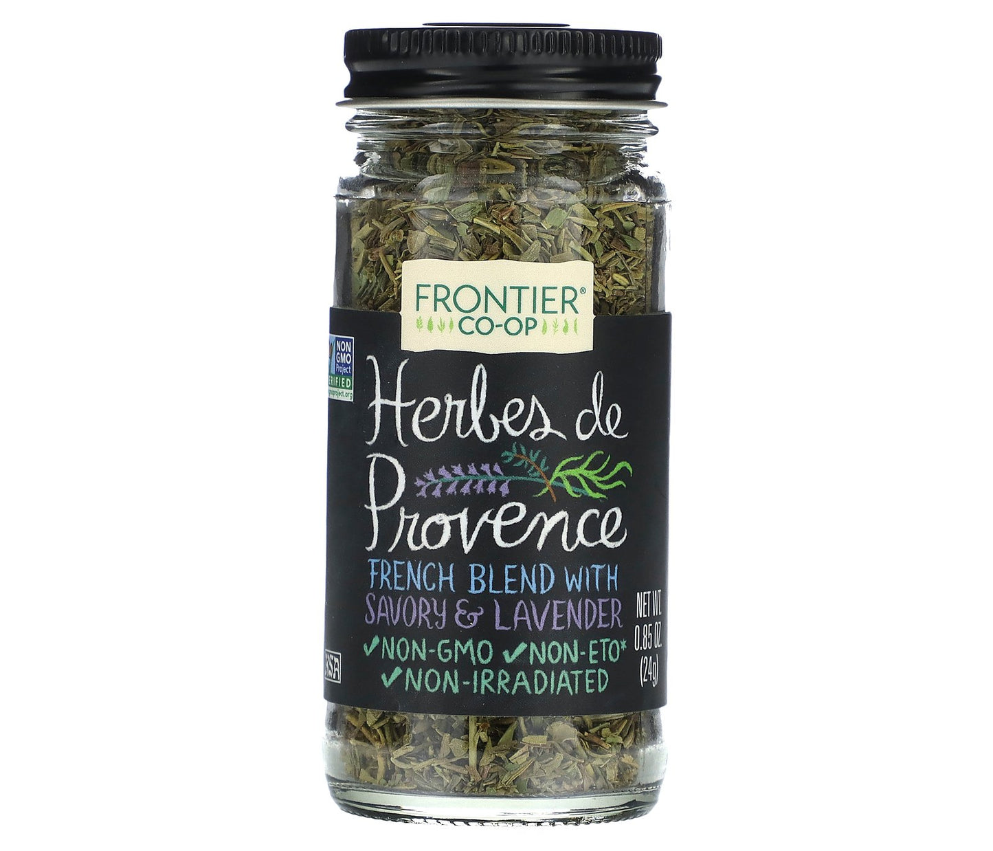 Frontier Co-op, Herbes De Provence, French Blend With Savory Lavender, 0.85 oz, (24 g)