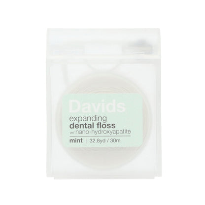 Davids, Expanding Dental Floss Refill System + Refill, Mint, 2 Count
