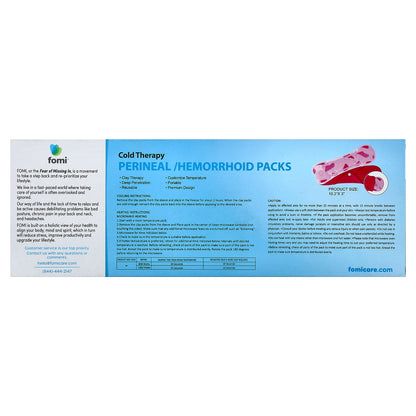 FOMI, Clay Pack, Perineal/Hemorrhoid, 2 Pack, 3 Sleeves