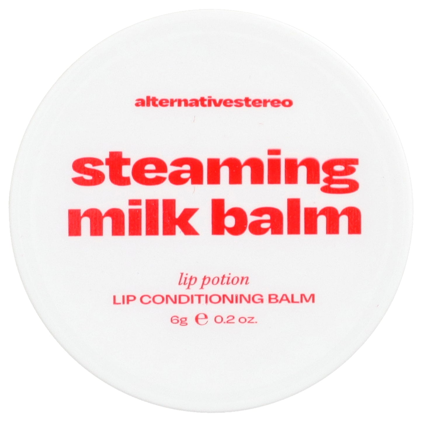 alternativestereo, Lip Potion Steaming Milk Balm, 0.2 oz (6 g)