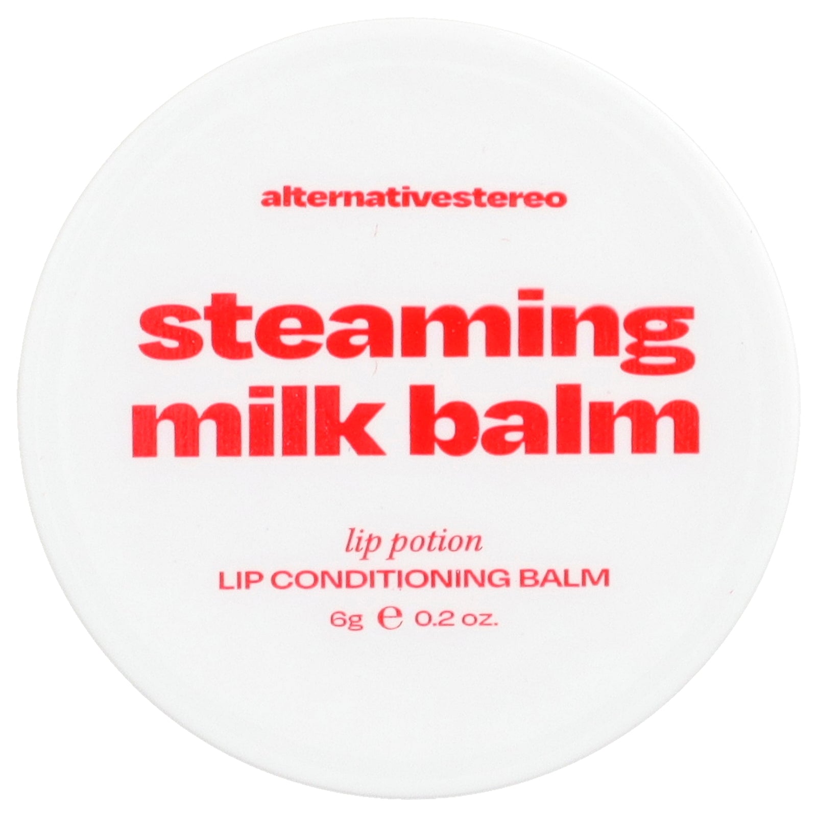alternativestereo, Lip Potion Steaming Milk Balm, 0.2 oz (6 g)