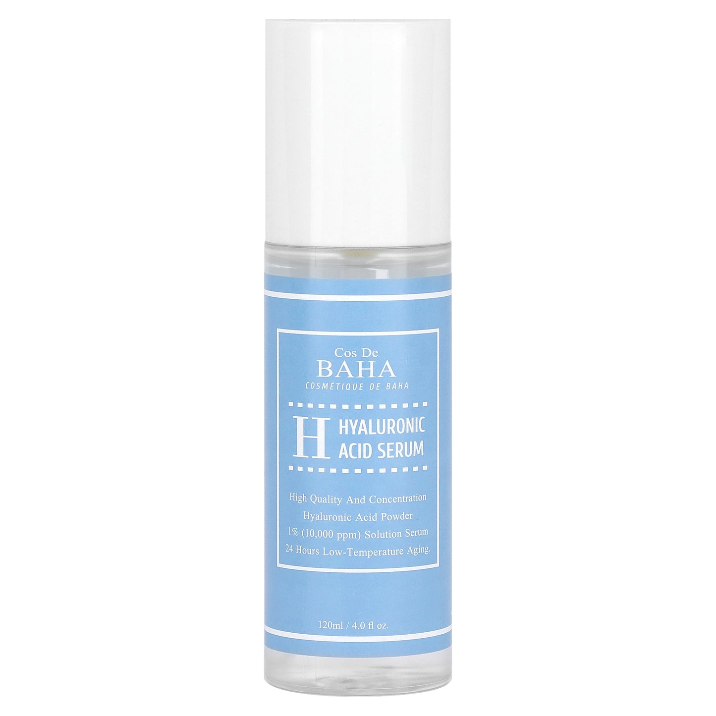 Cos De BAHA, H, Hyaluronic Acid Serum, 4 fl oz (120 ml)