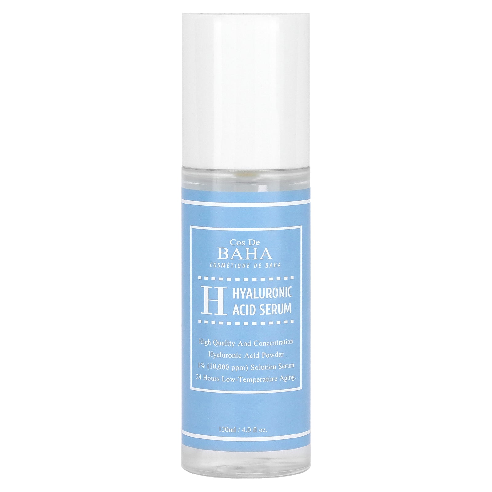 Cos De BAHA, H, Hyaluronic Acid Serum, 4 fl oz (120 ml)