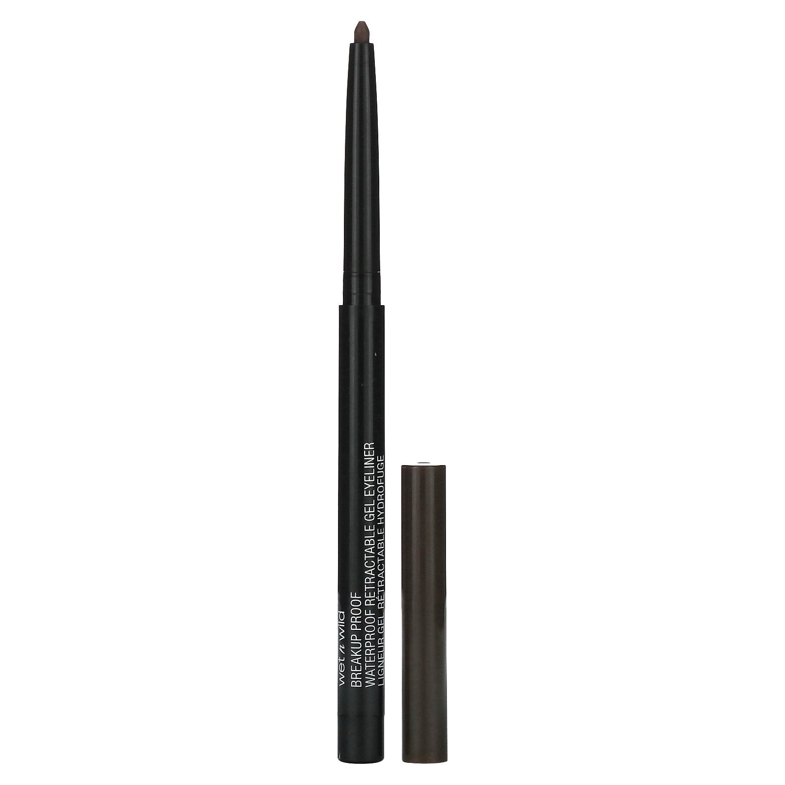 wet n wild, Breakup Proof, Waterproof Retractable Gel Eyeliner, 1111493 Black Brown, 0.008 oz (0.23 g)