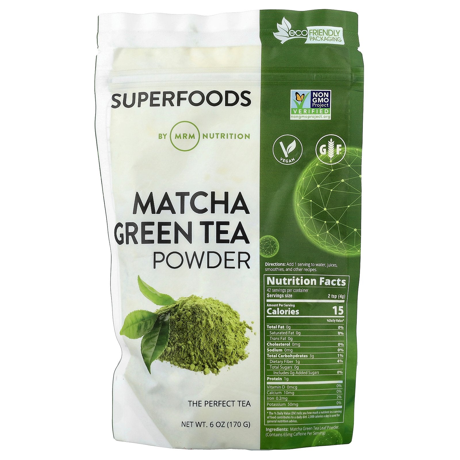 MRM Nutrition, Matcha Green Tea Powder, 6 oz (170 g)