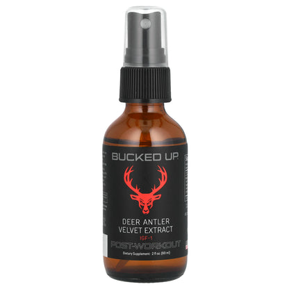 Bucked Up, Deer Antler Spray, Post Workout, 2 oz (60 ml)