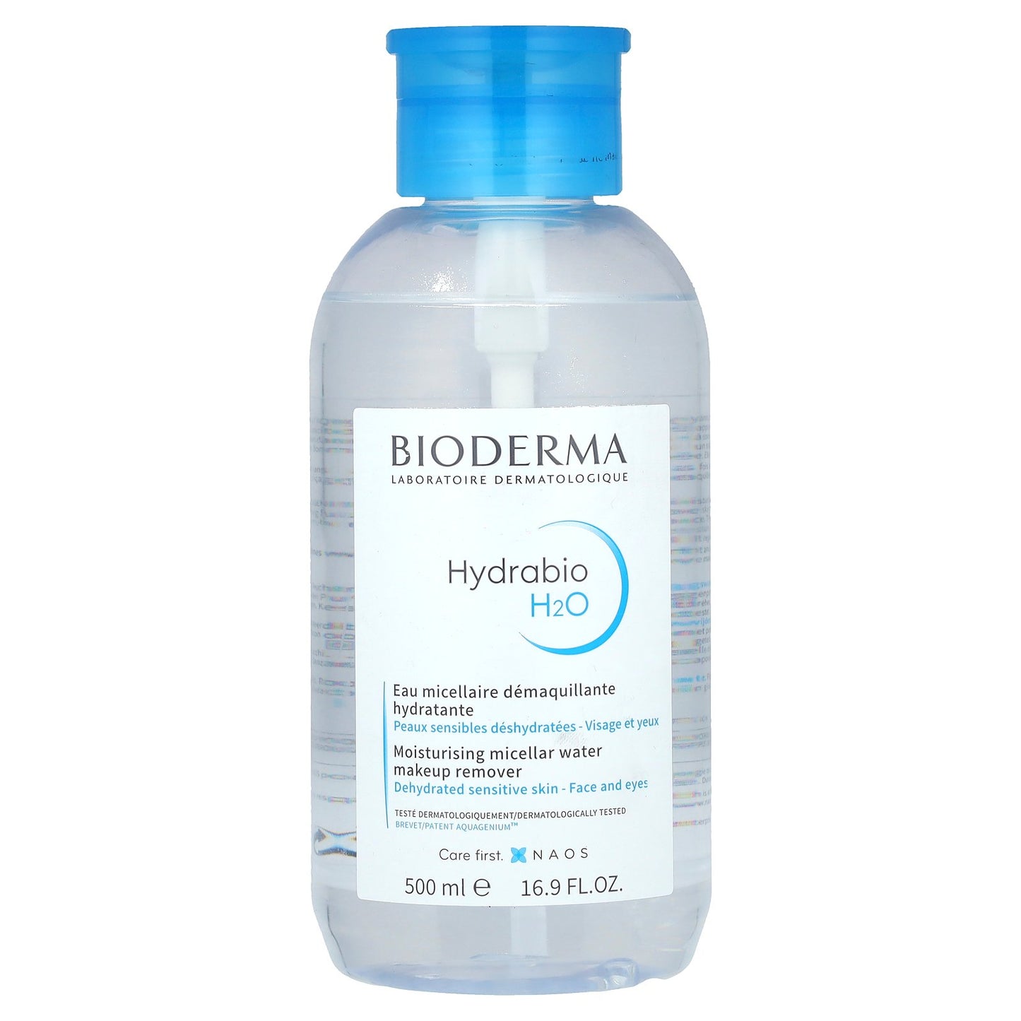 Bioderma, Hydrabio H2O, Moisturizing Miceller Water Makeup Remover , 16.9 fl oz (500 ml)